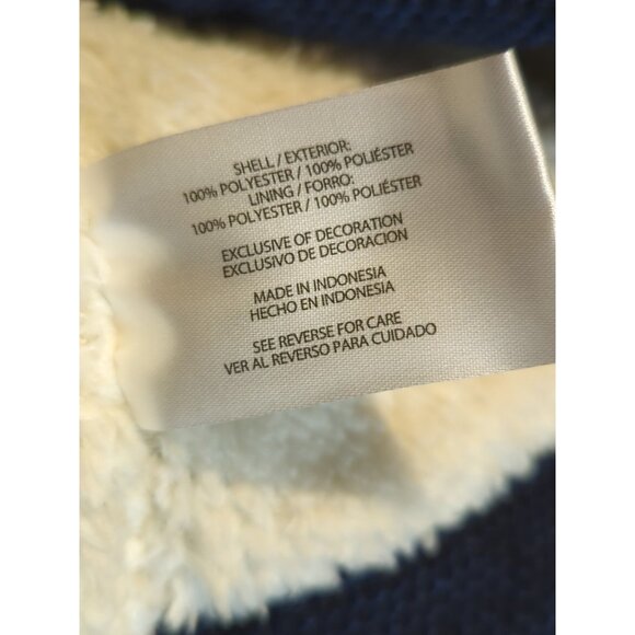 Orvis Mens XXL Navy Blue Fleece Sherpa Lined Quarter Zip Pullover Sweater NWT-lp - Picture 13 of 14